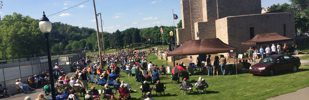Roxbury Bandshell - Roxbury park in Johnstown PA